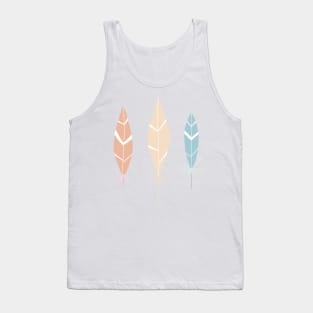 Naive pastel feathers Tank Top